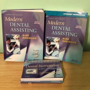 dental assisting books. Sale all together
